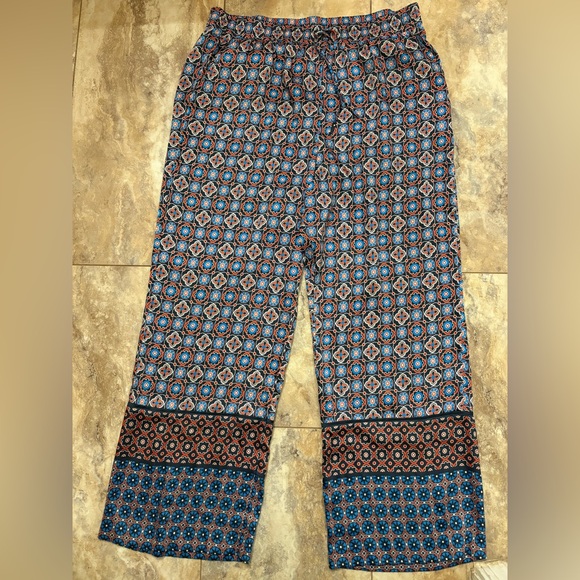 NWOT By Anthropologie Vega Wide Leg Satin
Bohemian Drawstring Pants Womens XL - Picture 4 of 13